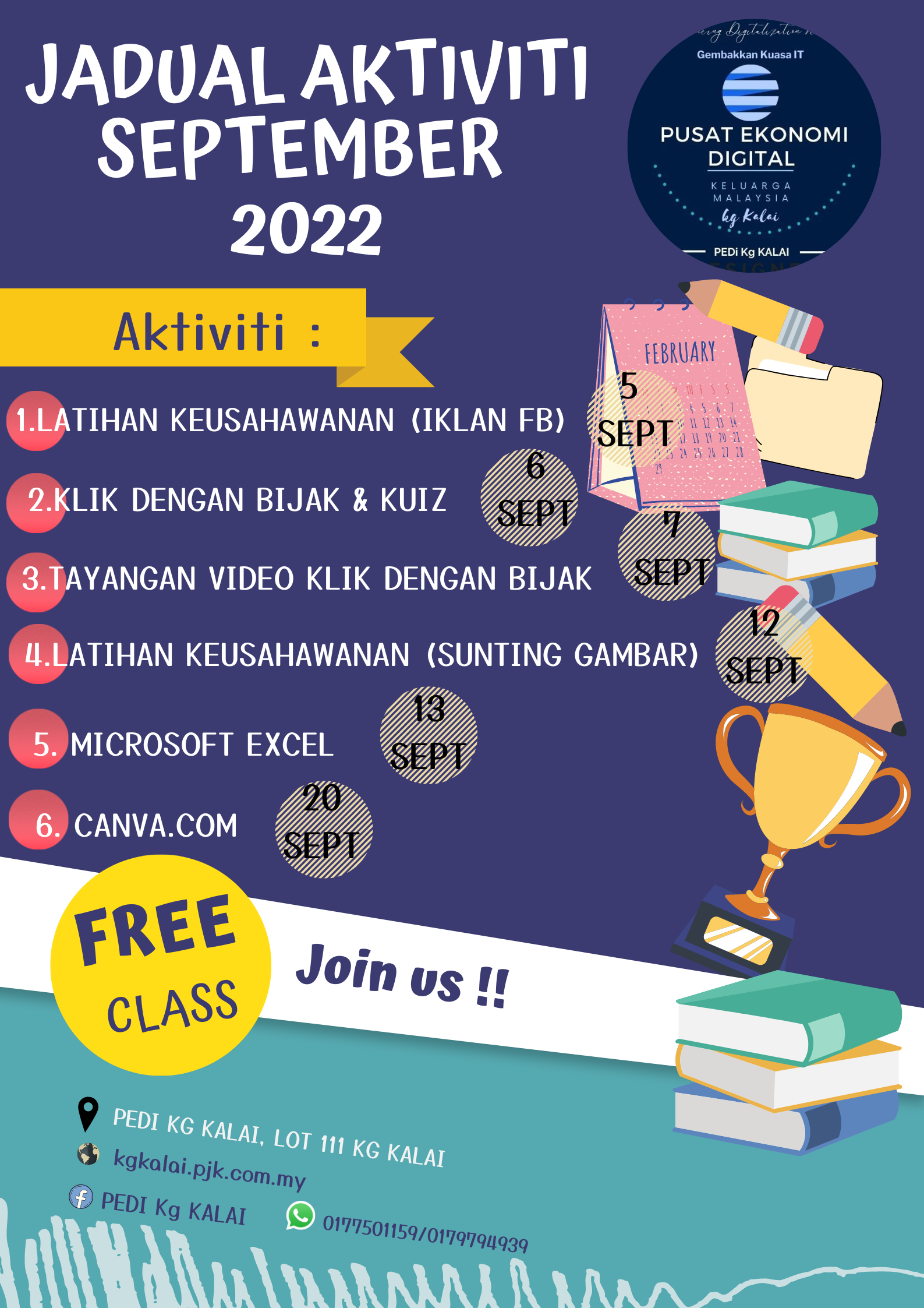 JADUAL AKTIVITI JANUARI 2022