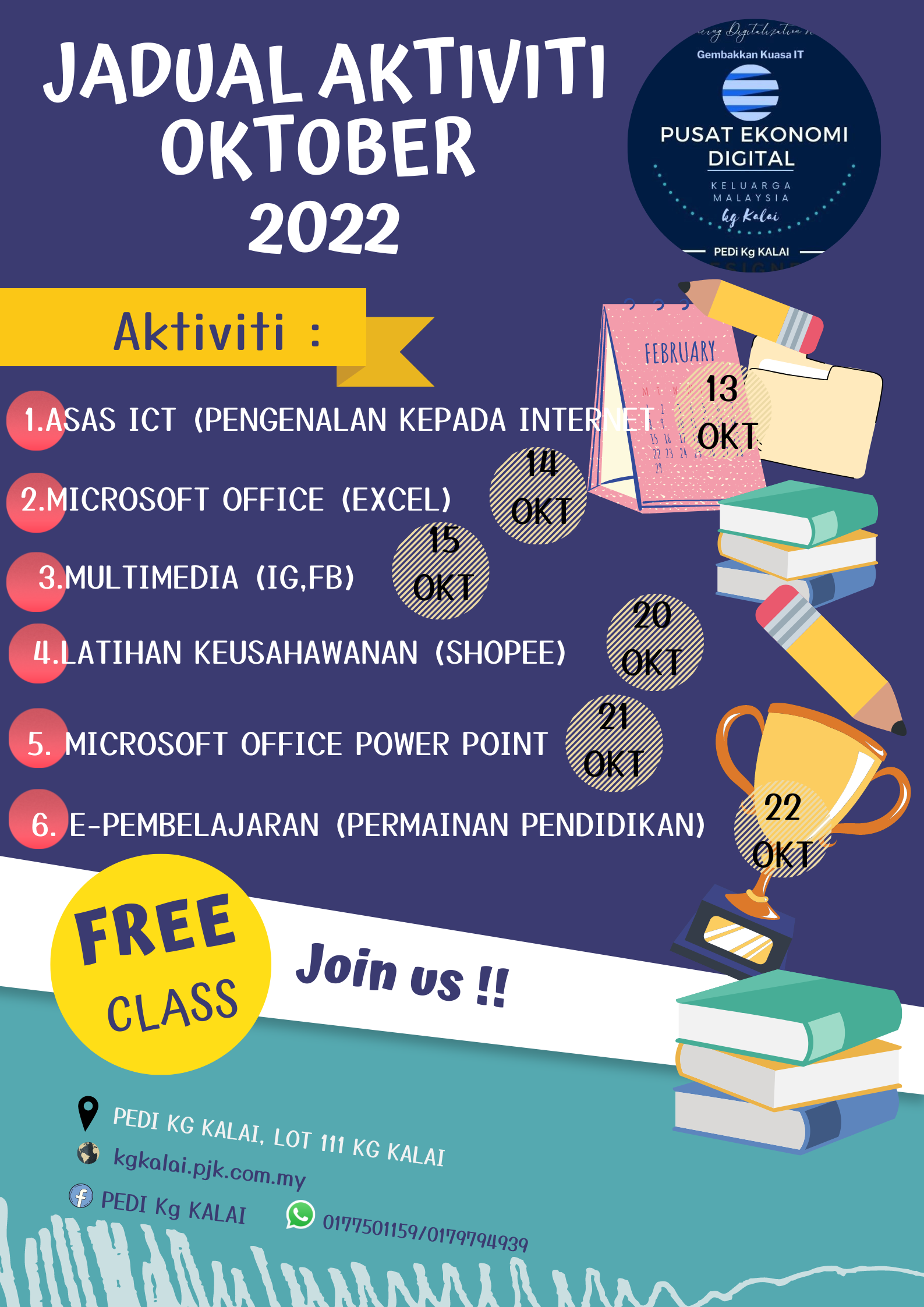 JADUAL AKTIVITI JANUARI 2022 1