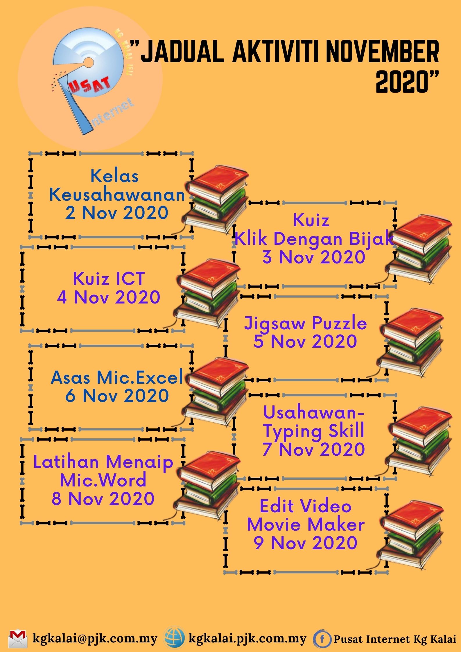  JADUAL AKTIVITI NOVEMBER 2020 